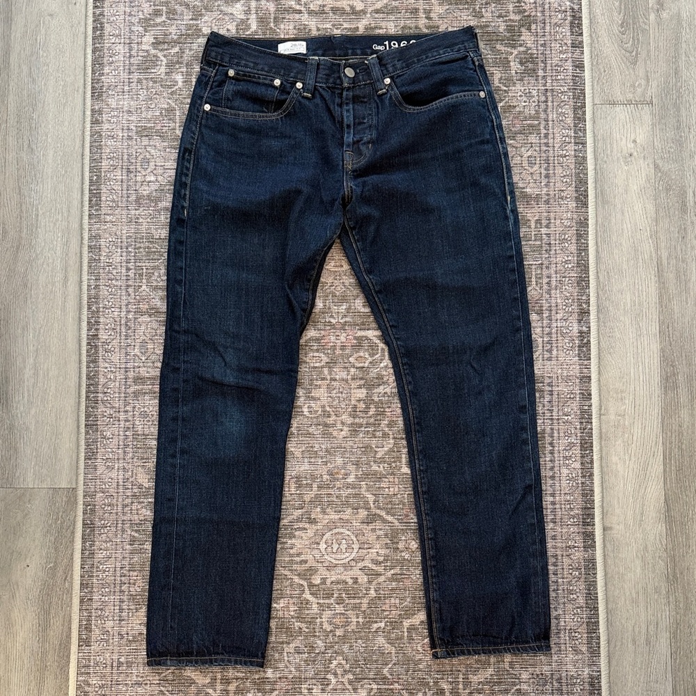 GAP Women's Dark Blue Straight Leg Jeans